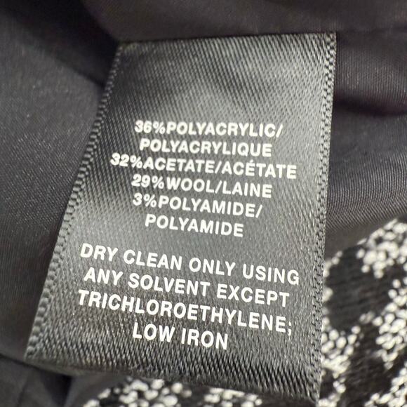 Lafayette 148 Houndstooth Matching Set 2 Piece Boucle Gradient Top and Skirt 6 - Picture 14 of 14